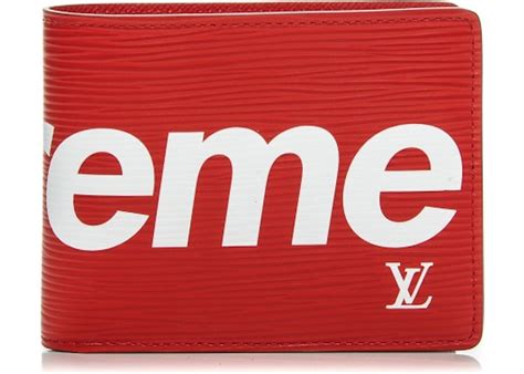 supreme x Louis Vuitton wallet